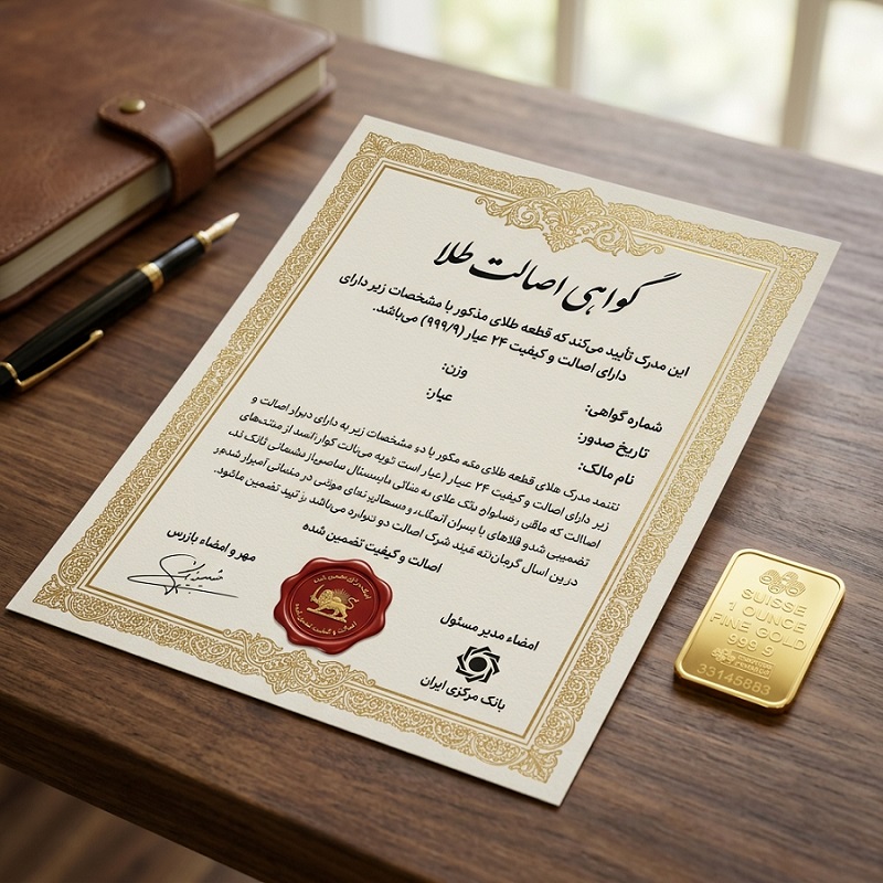 گواهی طلا